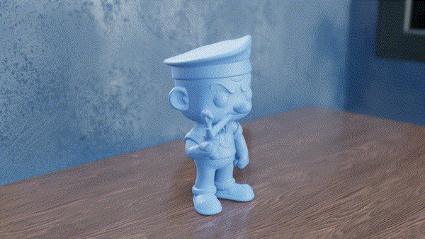 Miniatura 3 do modelo 3D Chibi Popeye