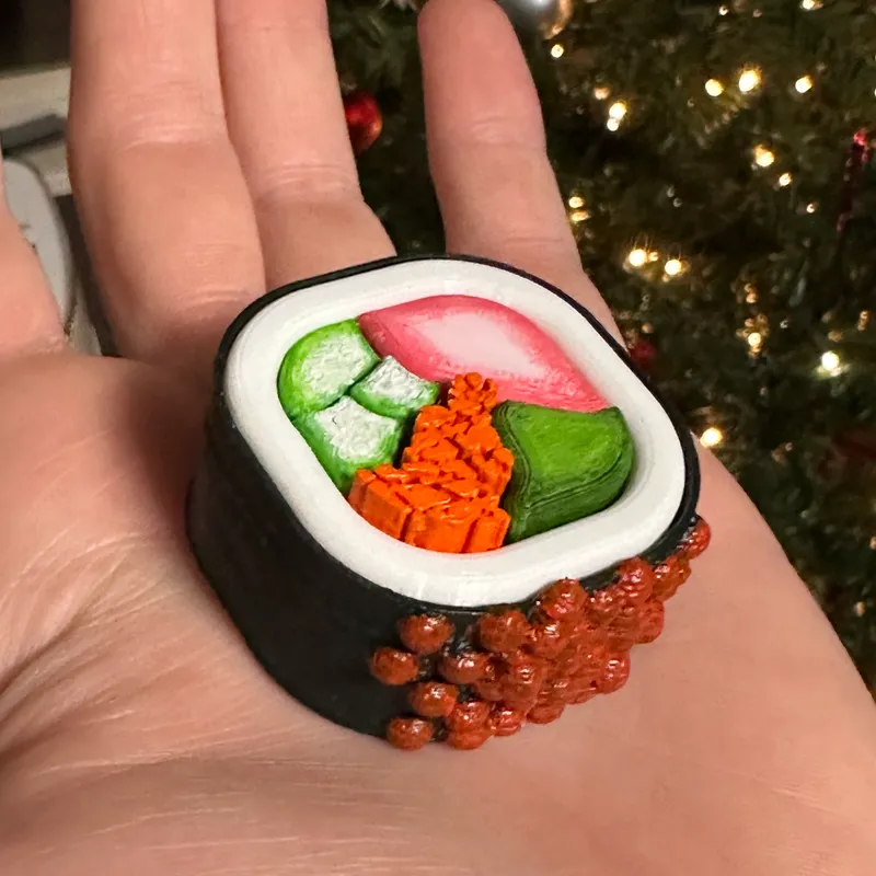 Sushi Polymer Clay Slices