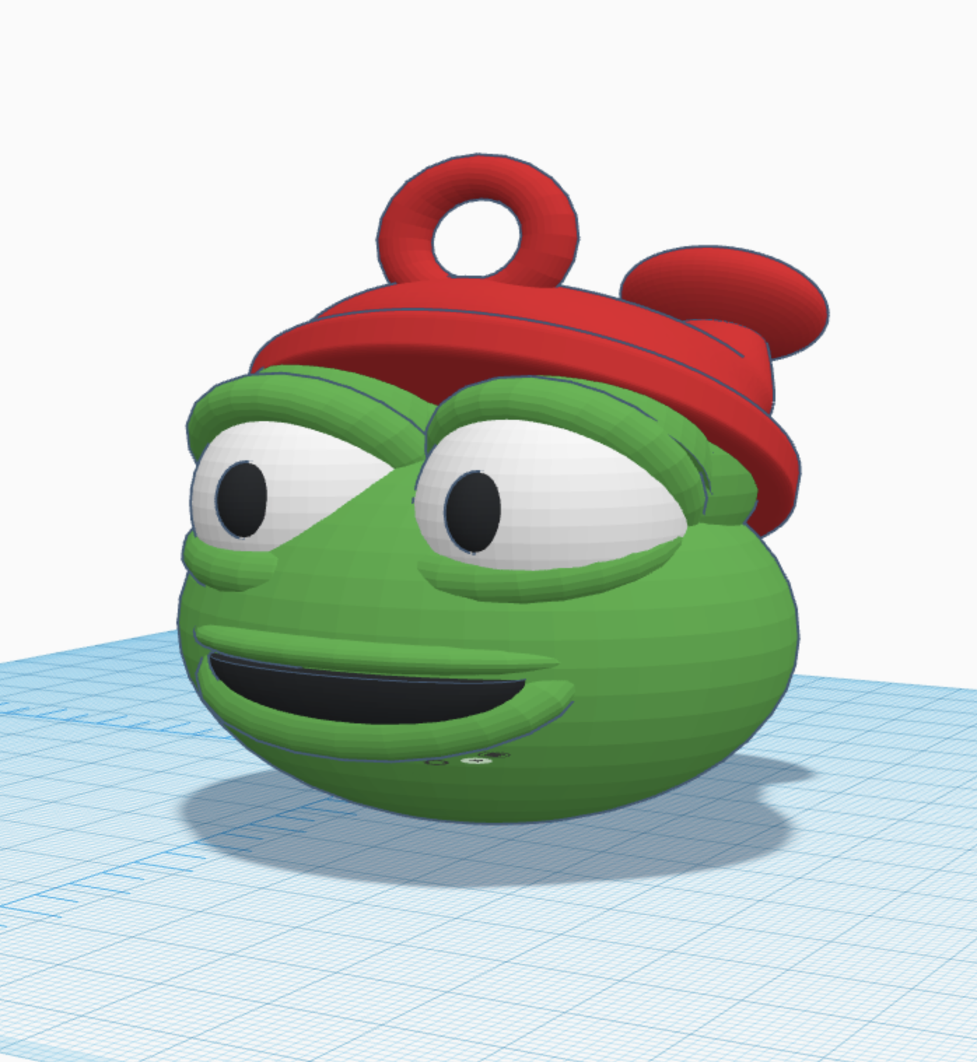 Pepe the frog Christmas ornament.