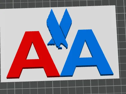 American Airlines logo for office \ workshop
