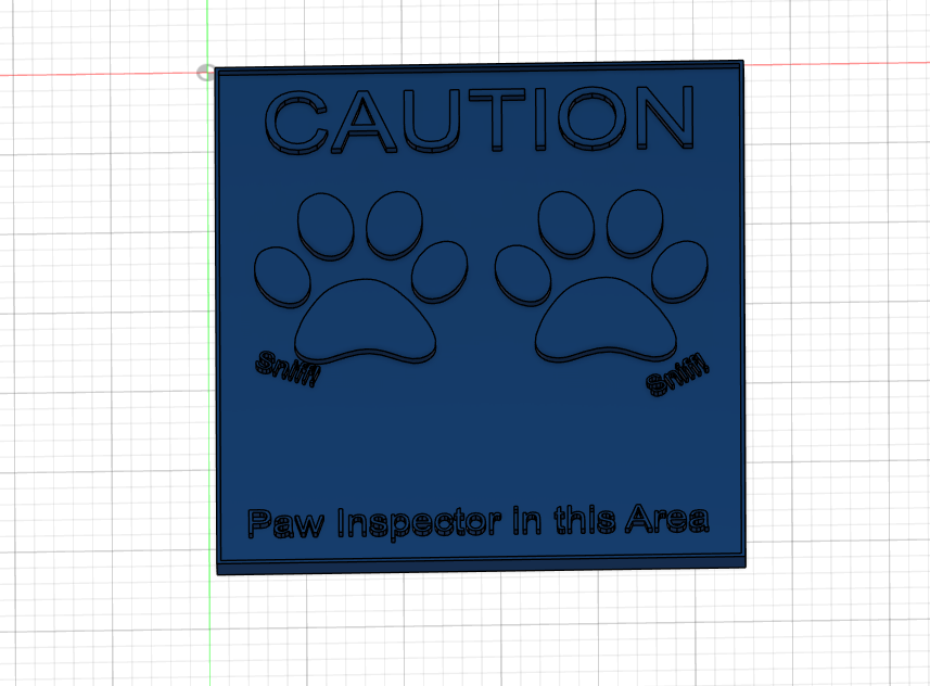 Caution Paw inspector — miniatura 2