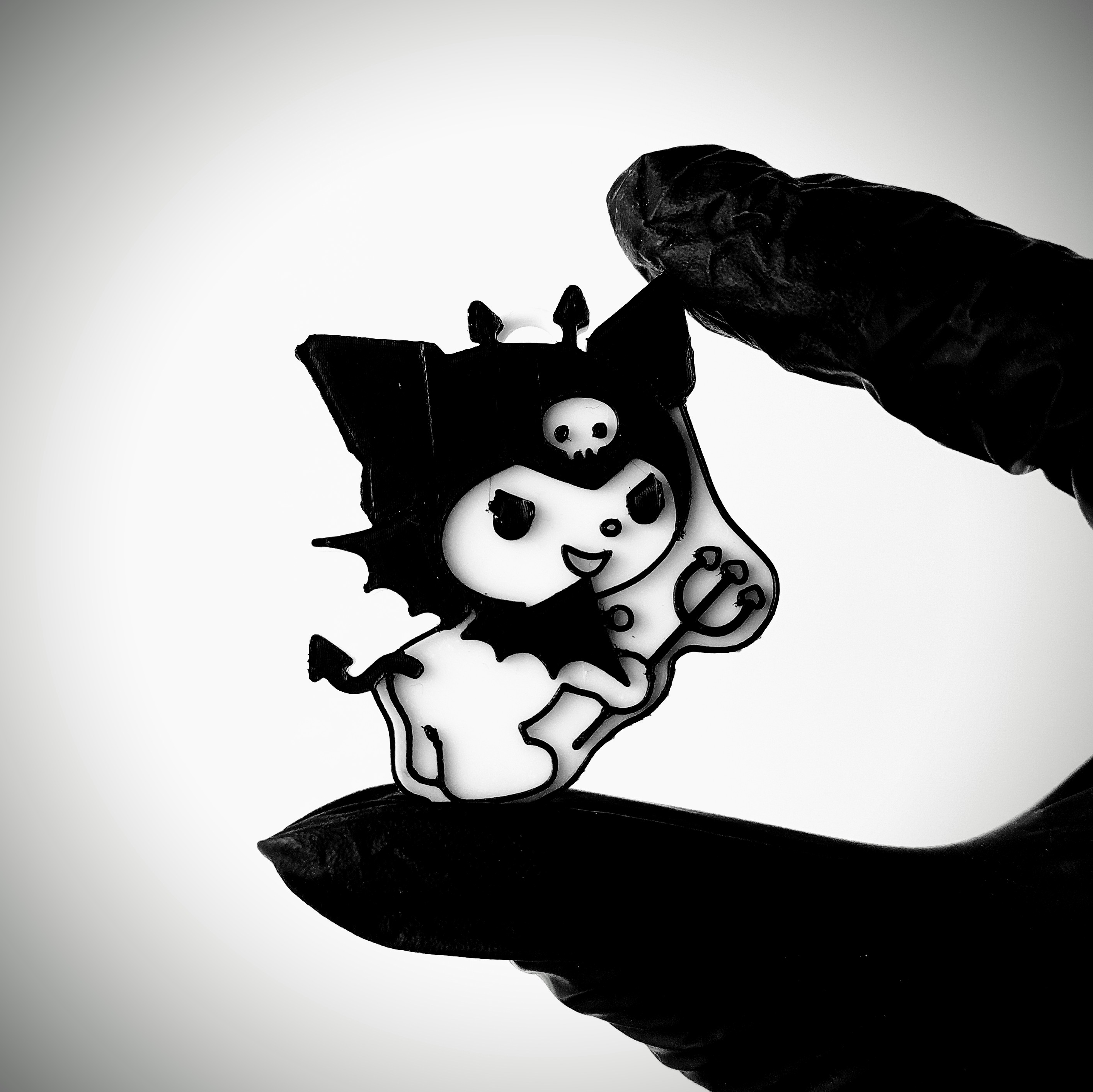 Kuromi Keychain Hello Kitty easy filament change! devil kuromi anime by ...