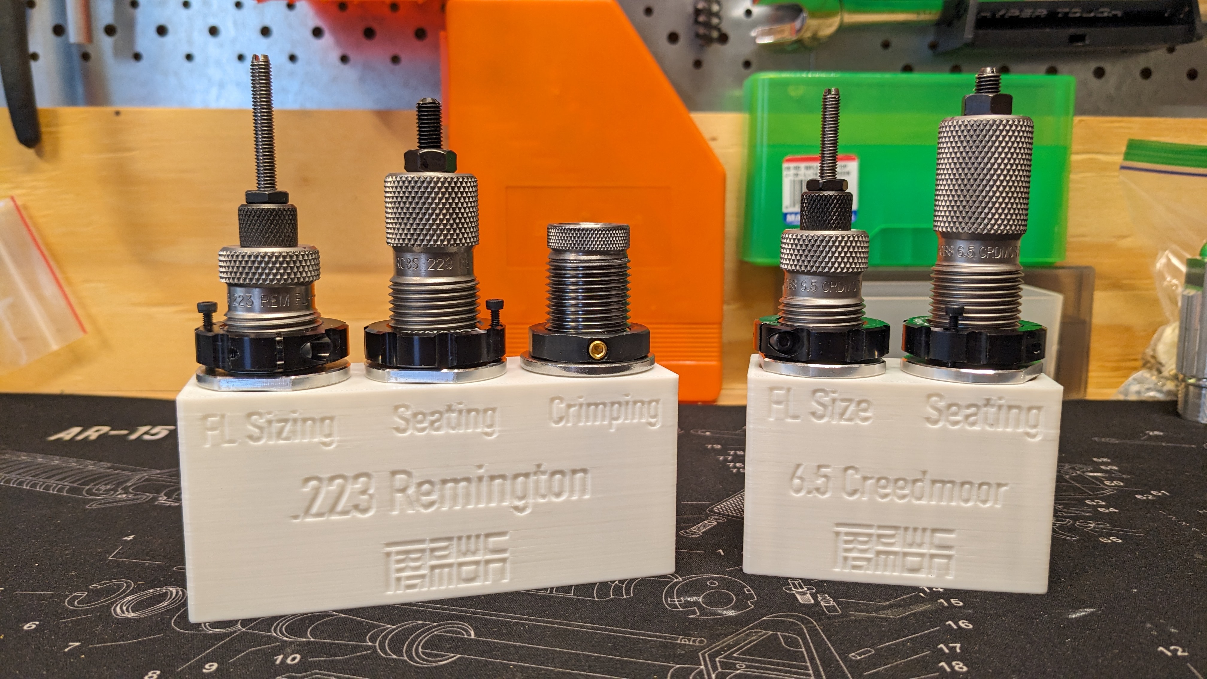 Reloading Die Racks