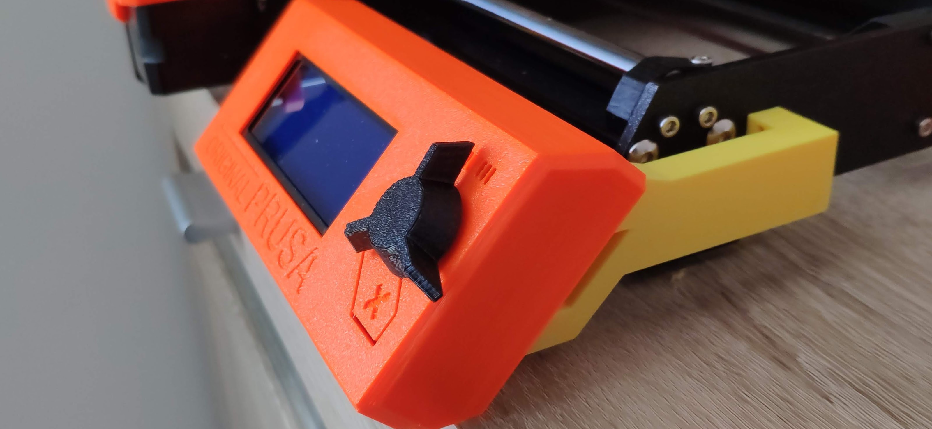 Left side LCD Mounting 3D model thumbnail