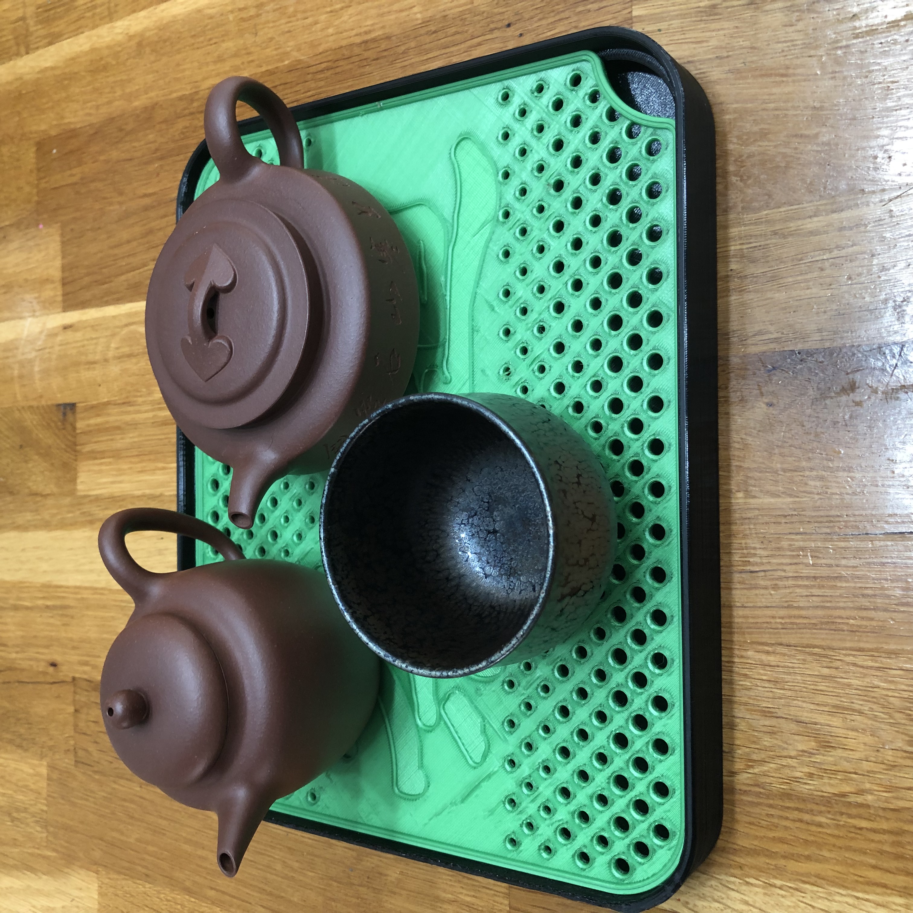 Miniatura 4 do modelo 3D DRIP TRAY FOR TEA SET