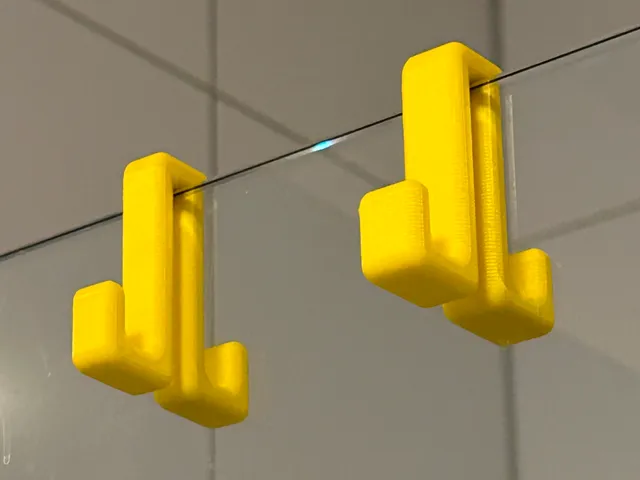 Bath Glass Shower Hook