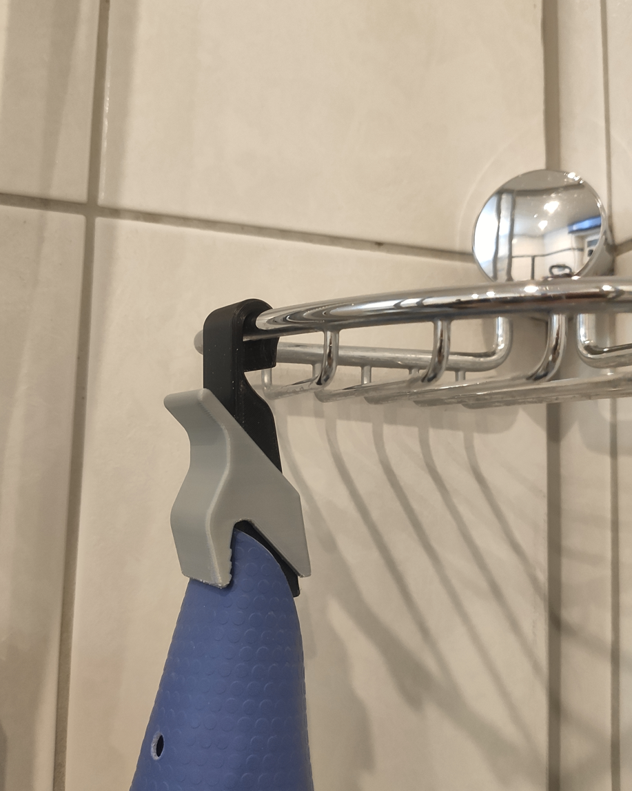Self-clamping hanger (shower mat hanger / towel hanger) by tr8 ...