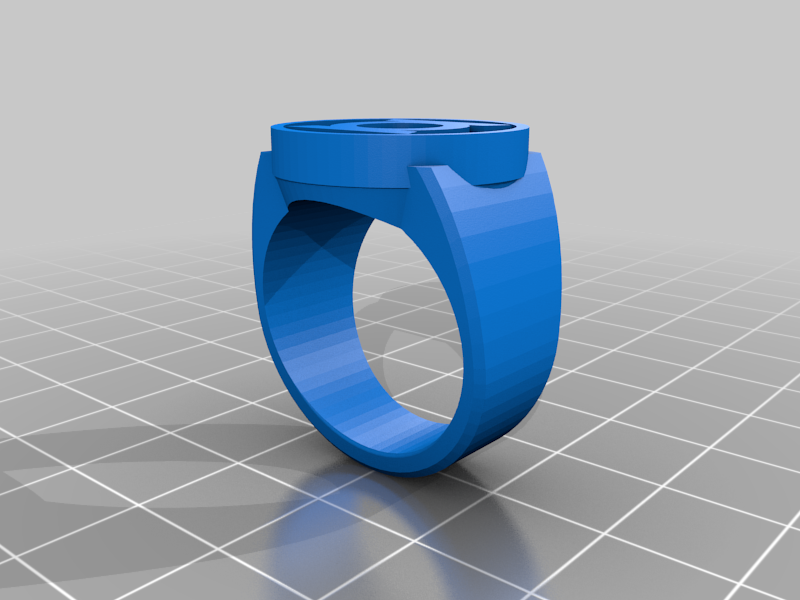 Green Lantern Power Ring - Size 12 by BRE3DLOVE | Download free STL ...