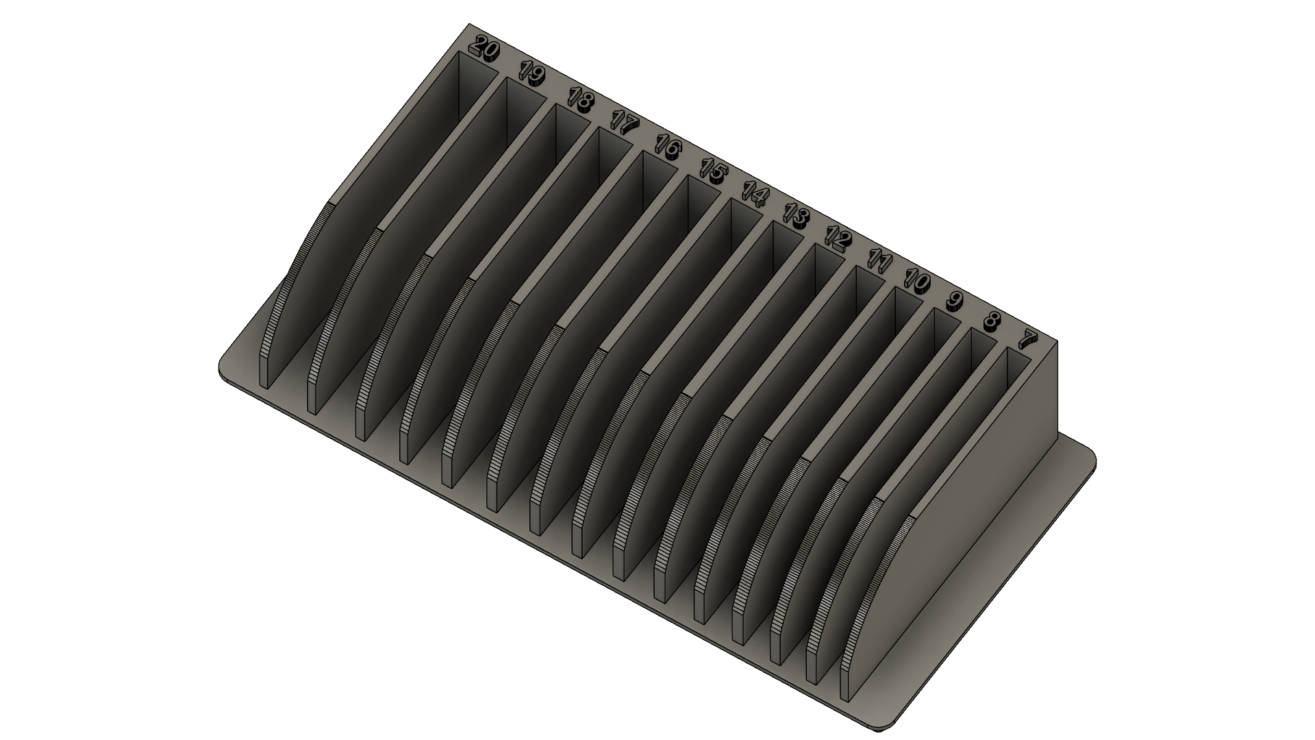 Metric Wrench Holder Craftsman by Trav Download free STL model