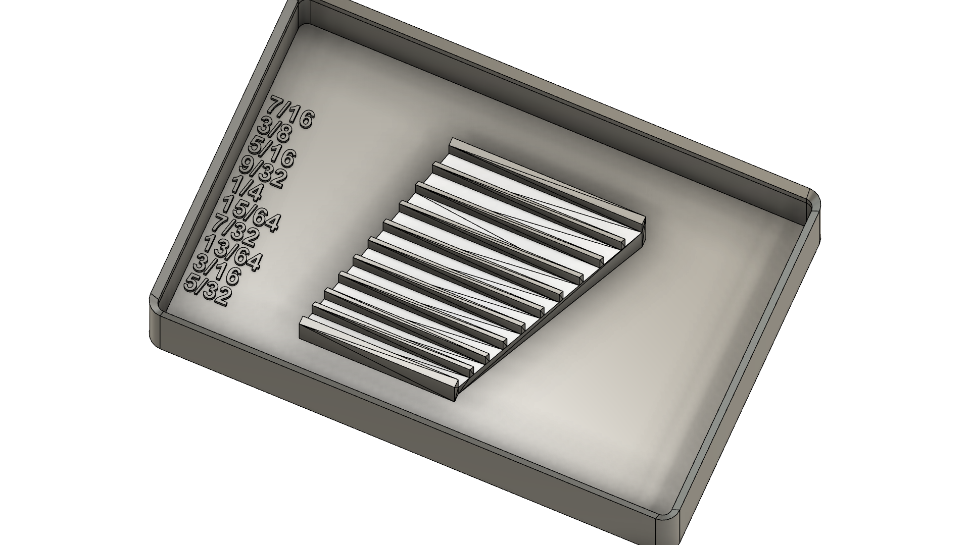 SAE Midget Wrench Holder Craftsman by Trav Download free STL model