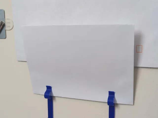 Simple Wall Letter Holder / Organizer (OpenSCAD)
