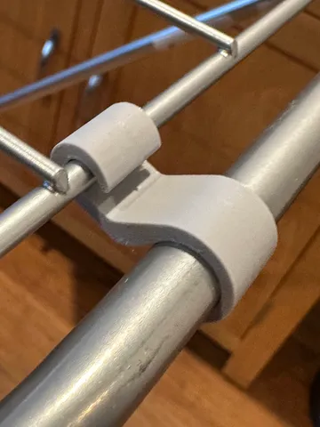 Laundry rack clip