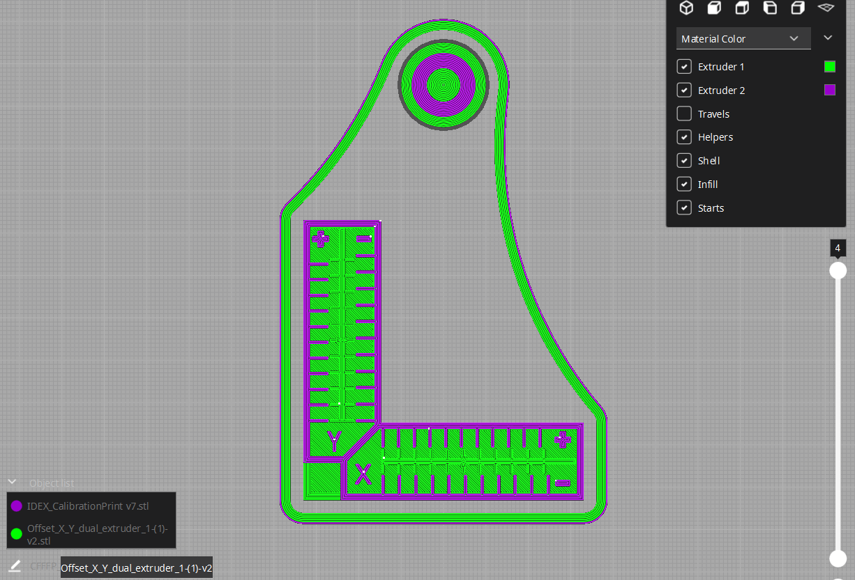 IDEX Calibration Print (REMIX) by Addi(c)tiveManufacturing Download