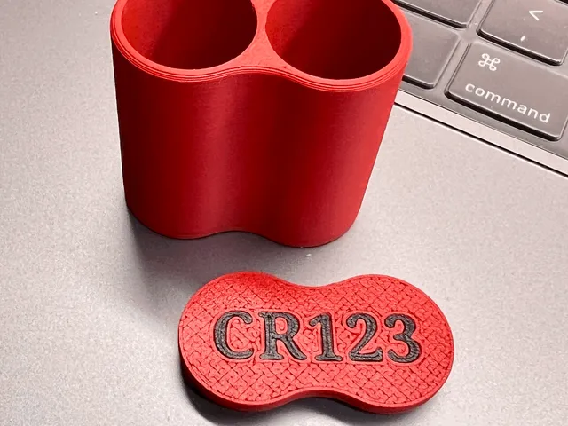 CR123A Dual Battery Case MMU With Text