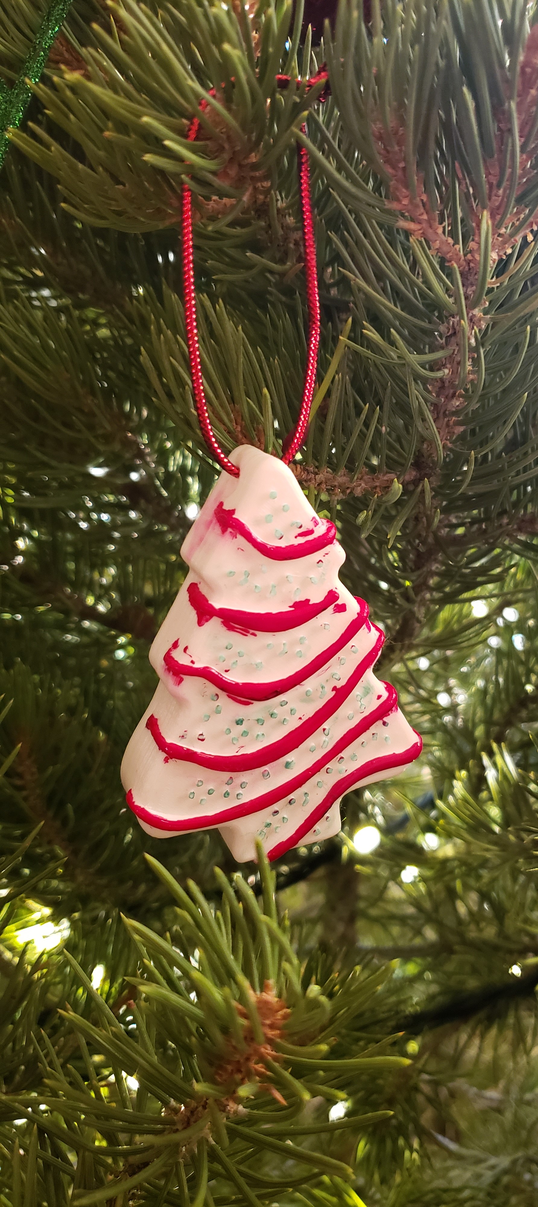 Debbie Cake Christmas Ornament