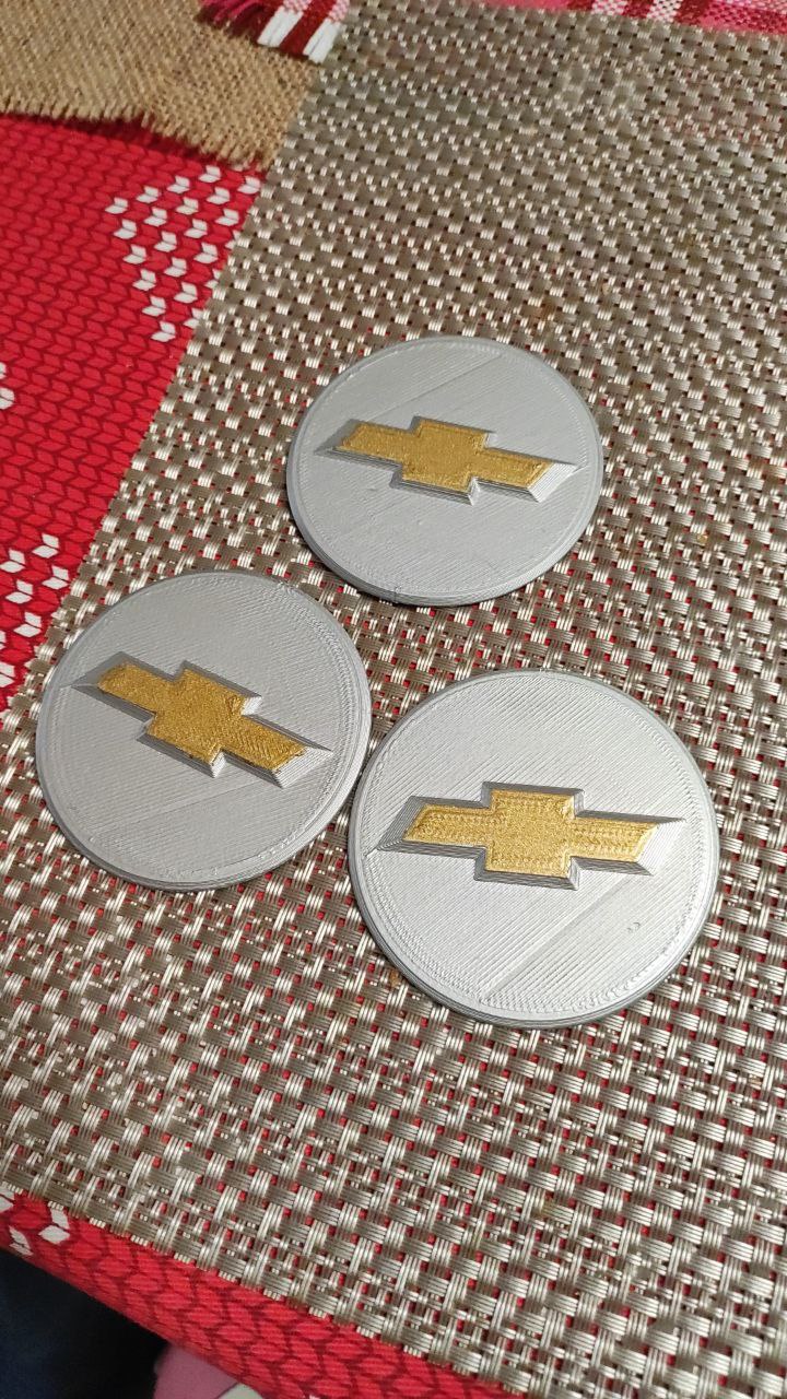 Chevrolet wheel hubcap sticker by Luis david Download free STL model