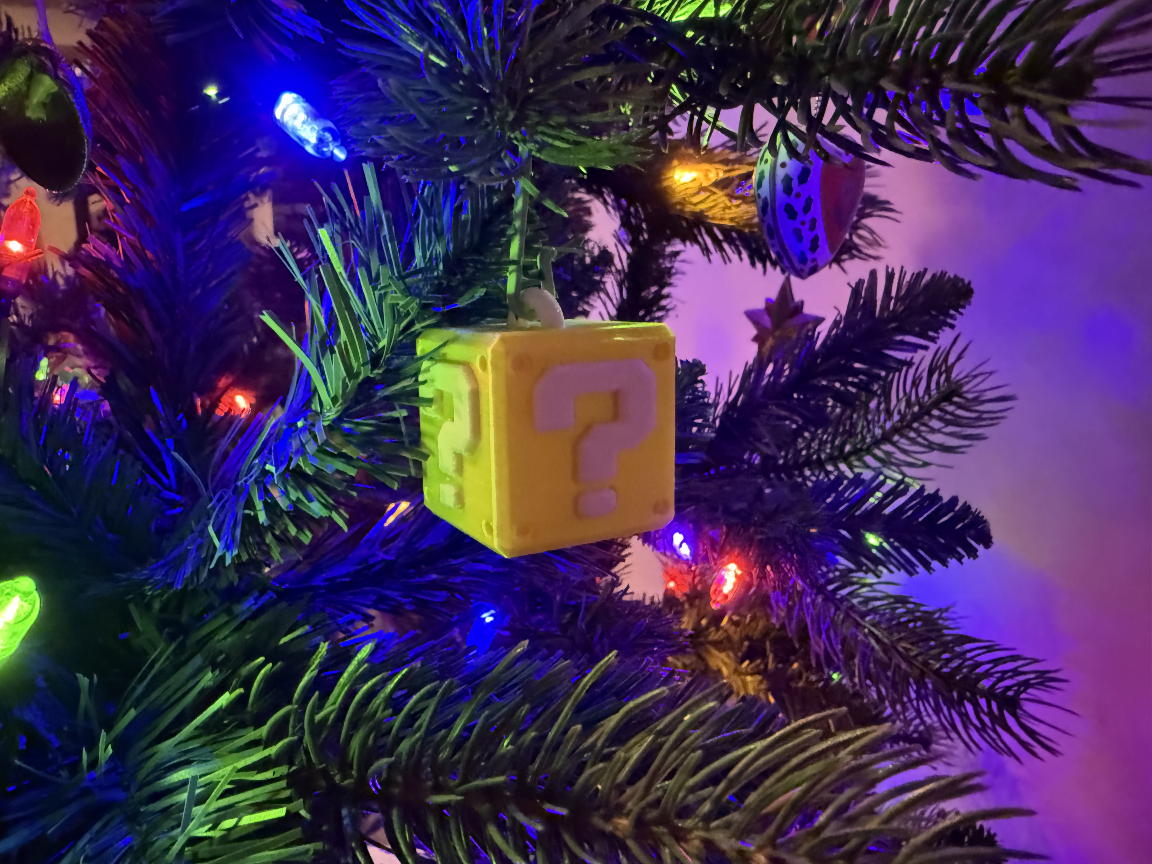 Question Block Ornament (Multi Material)
