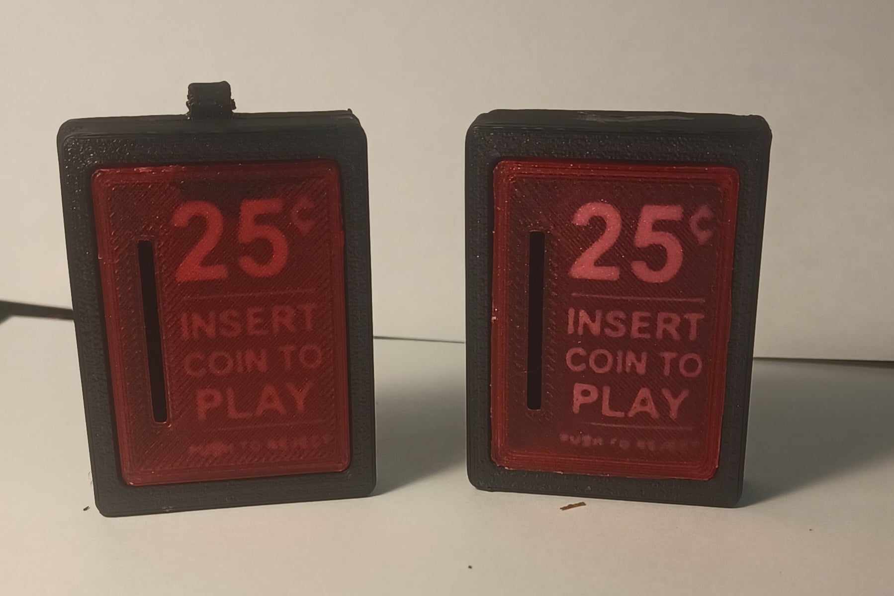 Insert coin to hot sale play keychain