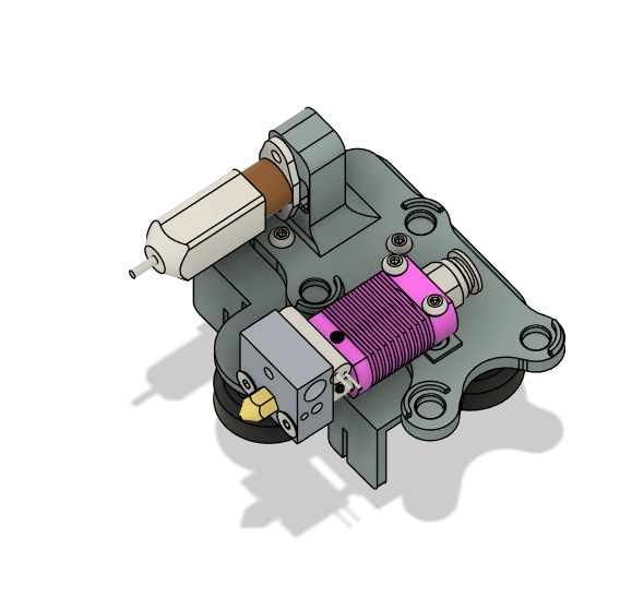 Upgraded bracket for Ender 3 - 5015 Part Cooling Fan Shroud Magnetic (with BL touch mount)