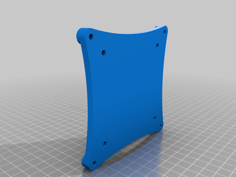VESA Wall Mount 75 and 100mm by Druckwerkstatt 3D Download free STL