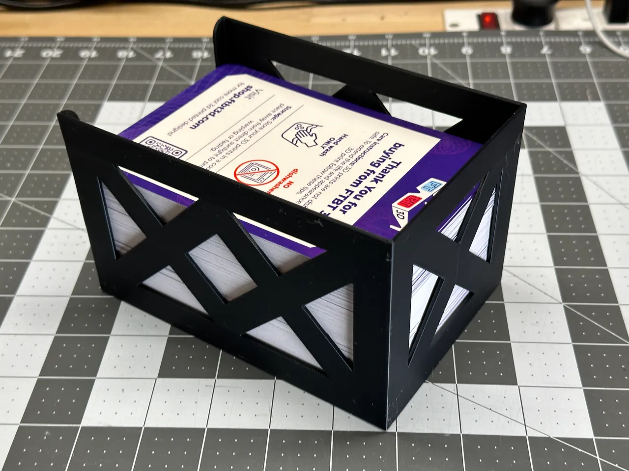 4x6 Notecard / Postcard / Flash Card Holder by Brad @ FTBT 3D, Download  free STL model