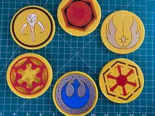 Star Wars Bad Batch Coaster Set Embroidery Design (set of 4)
