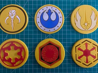 Star Wars Inspired - Faction Coasters/Badges/Magnets – Sionnach