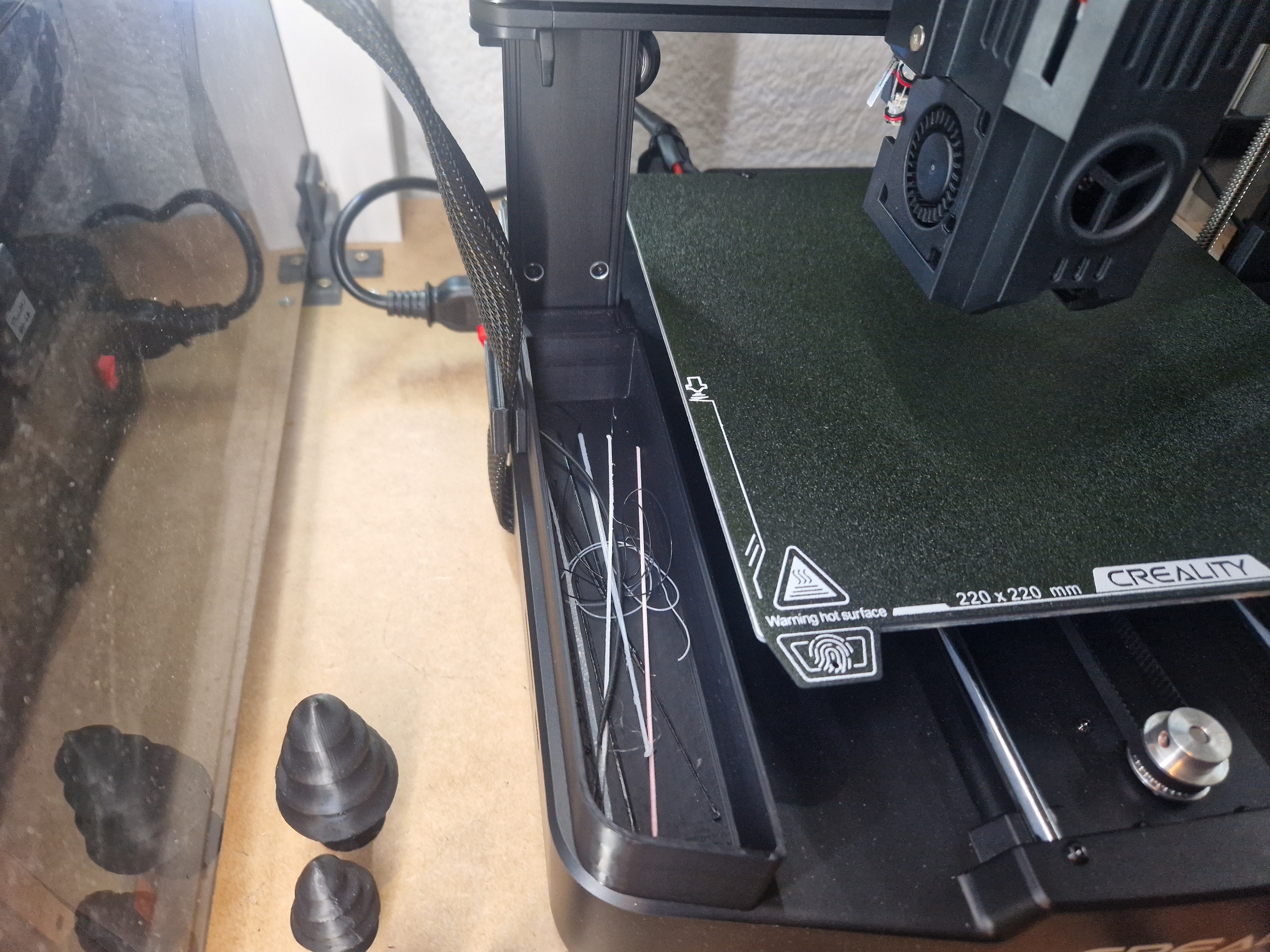 Ender 3 V3 KE SE Removable Bin Cable Holder And Lid By Fonzy ender-3-v3-ke-se-removable-bin-cable-holder-and-lid-by-fonzy