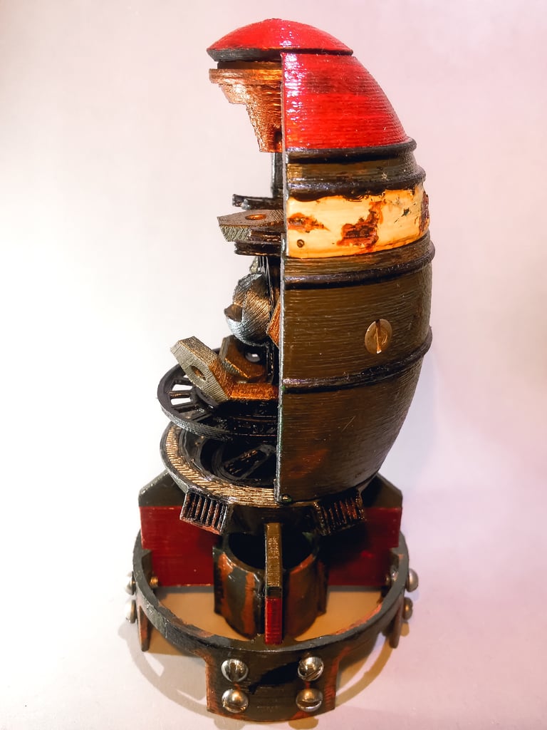 Miniatura 3 do modelo 3D Fallout Mini nuke (with internals)