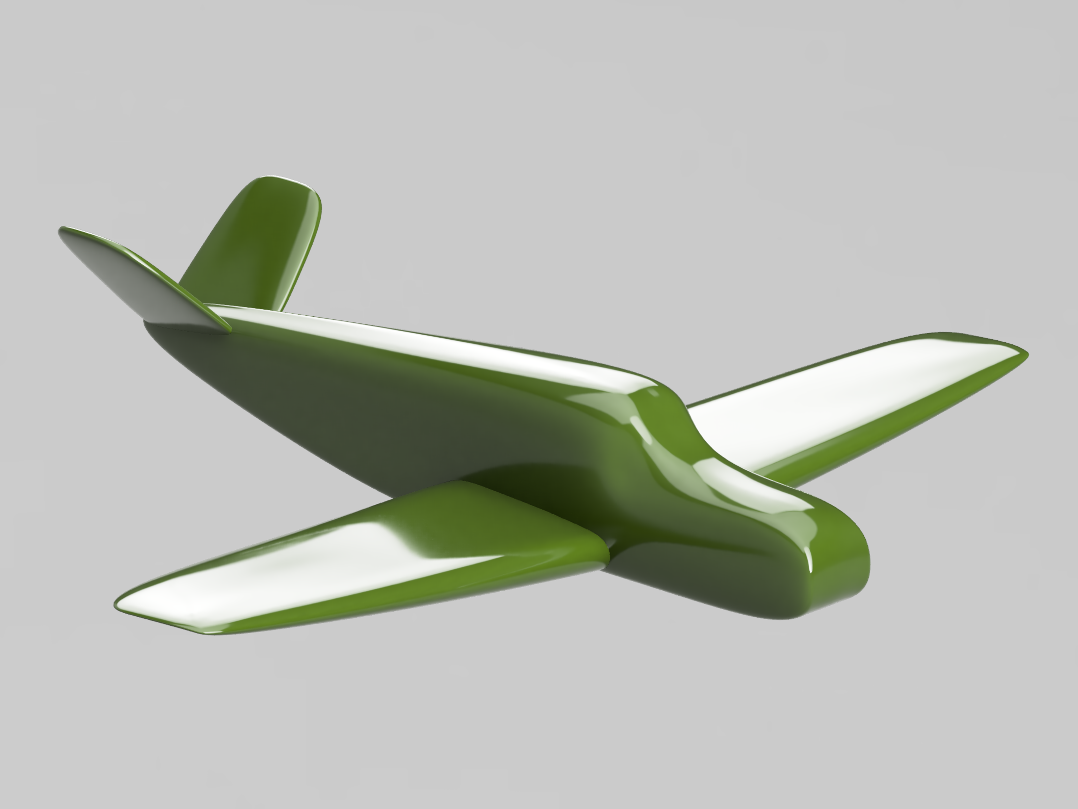 Miniatura 3 do modelo 3D Simple Plane Model