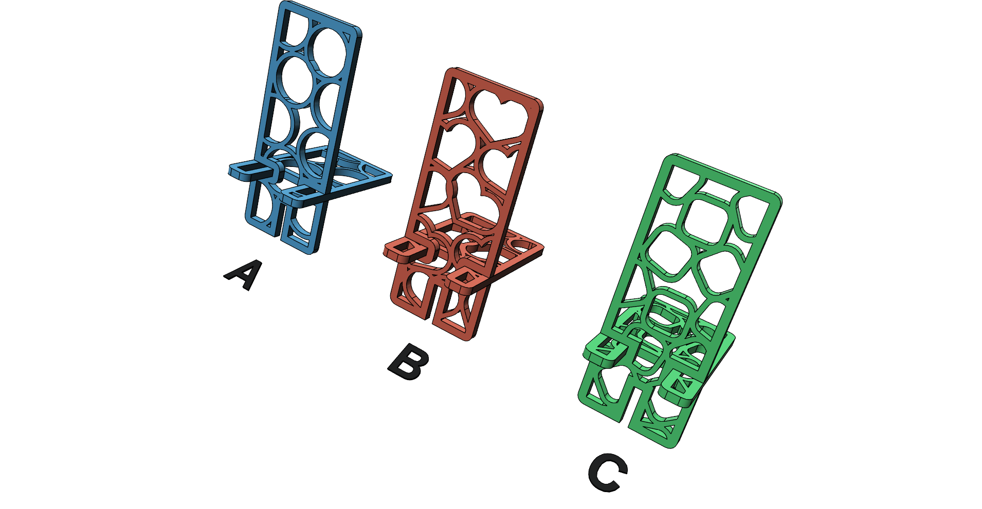Phone stand foldable phone stand by quantix8 makerworld
