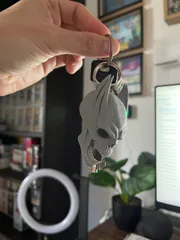 Skull keychain