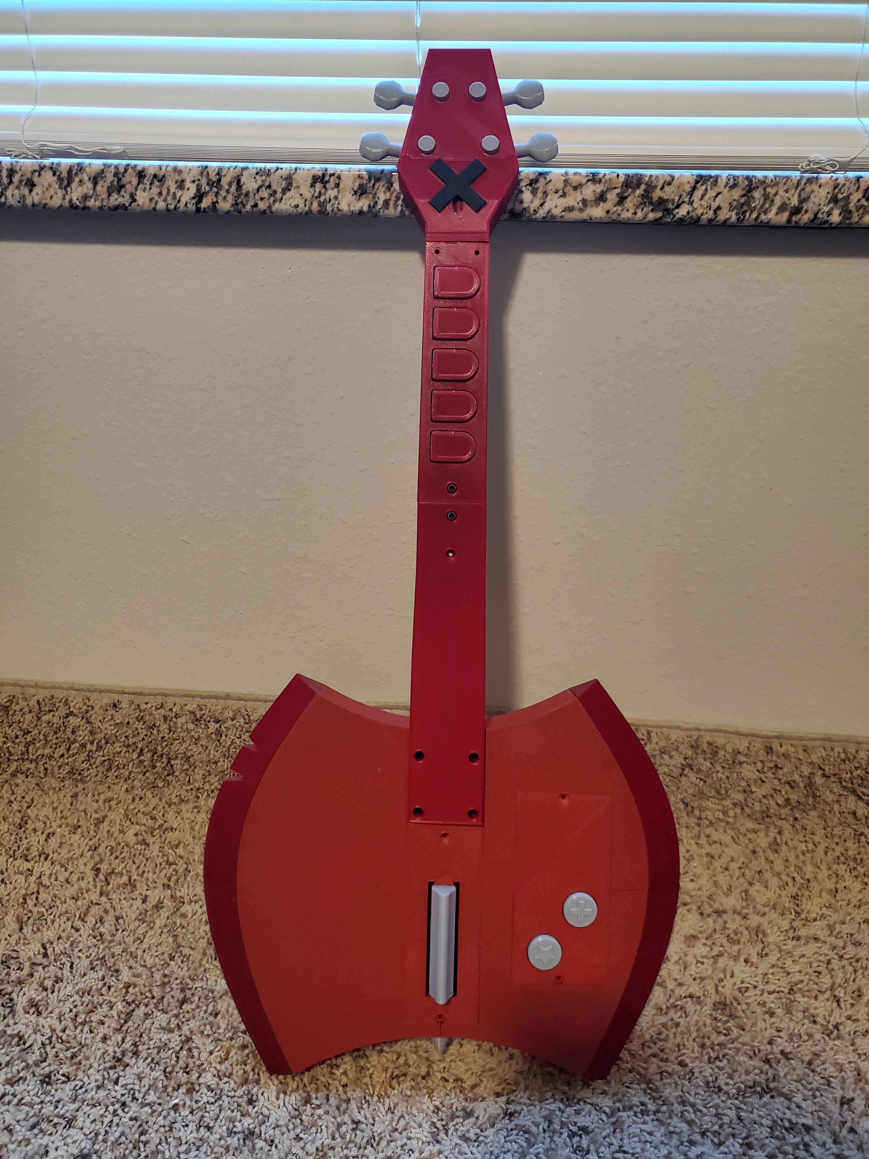 Marceline's Bass Guitar Controller for Clone Hero 3D model thumbnail