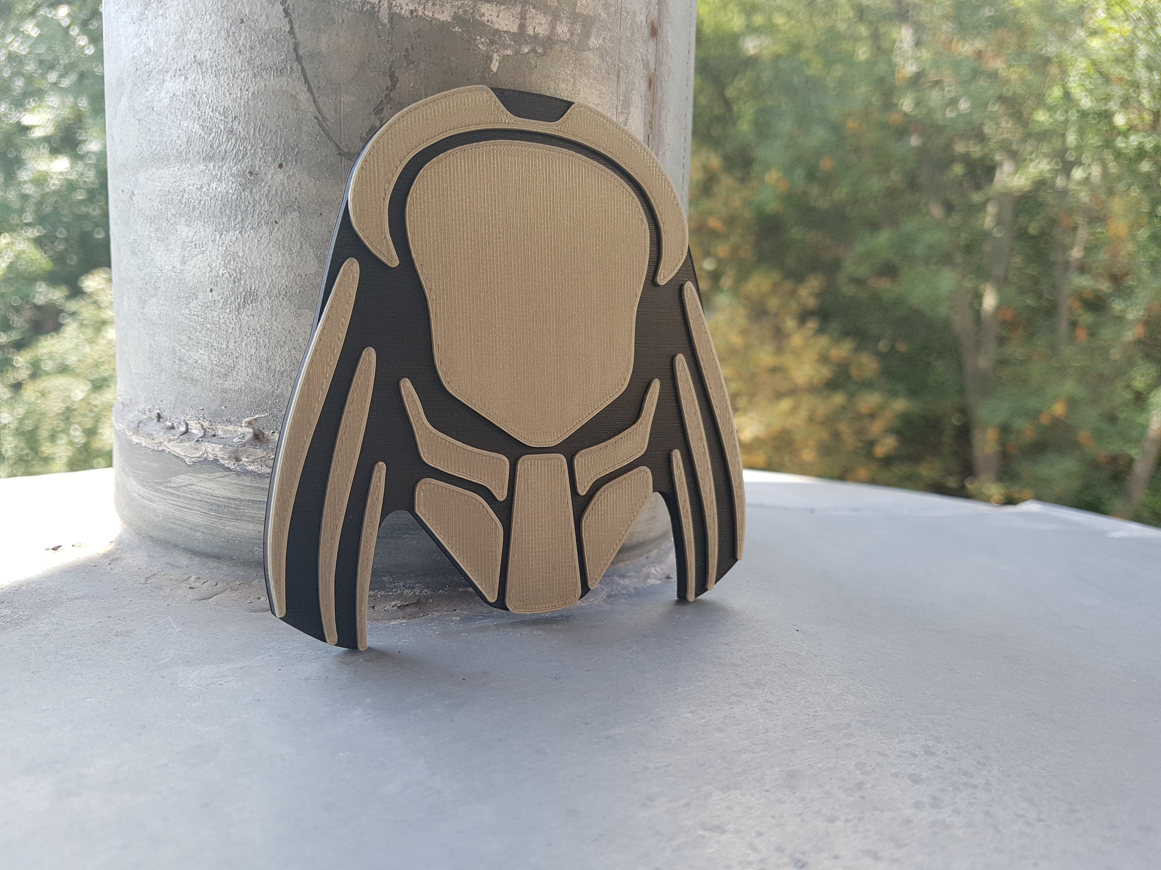 Miniatura 3 do modelo 3D Predator Helmet Magnet