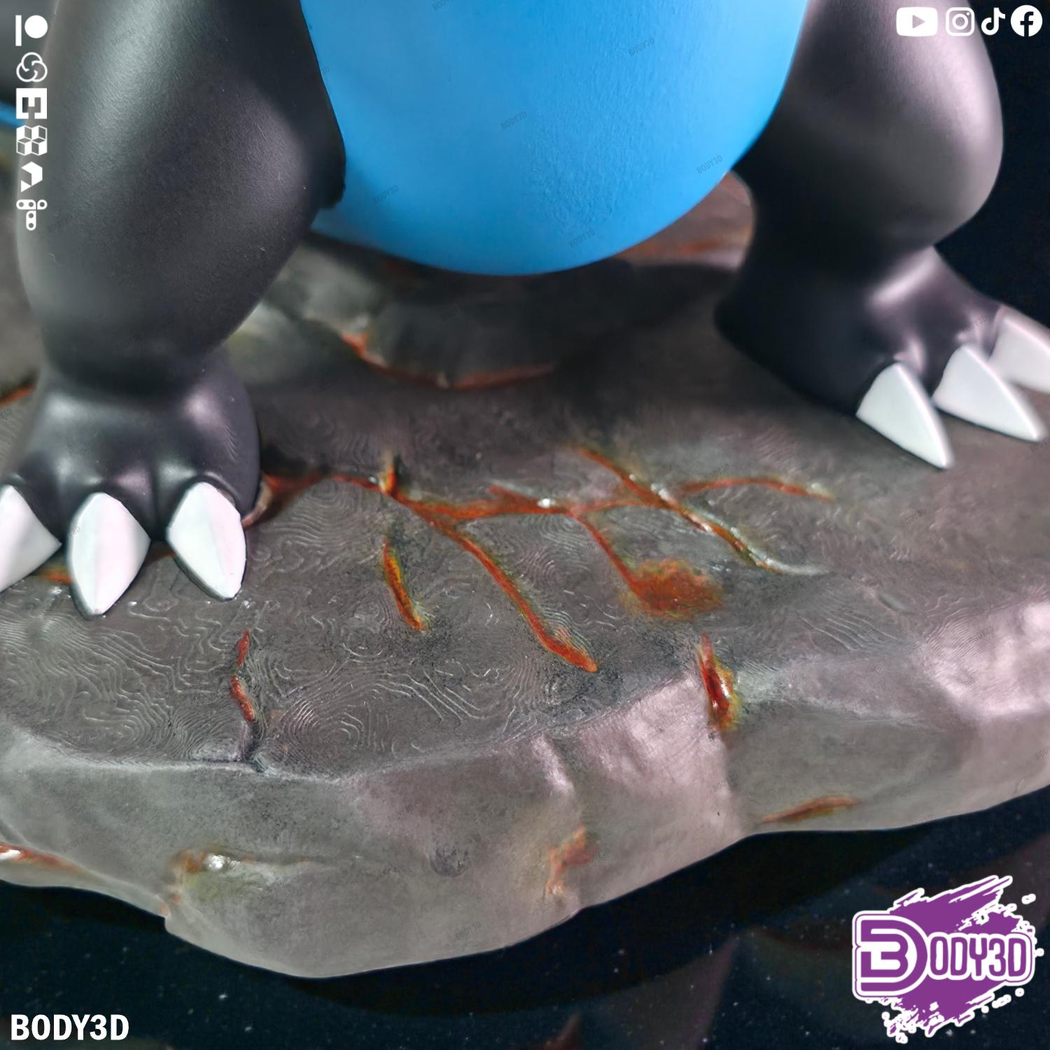 Miniatura 7 do modelo 3D Mega Charizard X