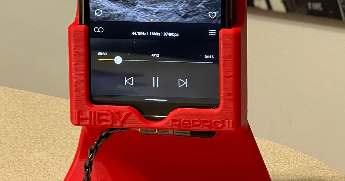 Hiby R6 PRO II Dock von liftbag | Kostenloses STL-Modell herunterladen ...