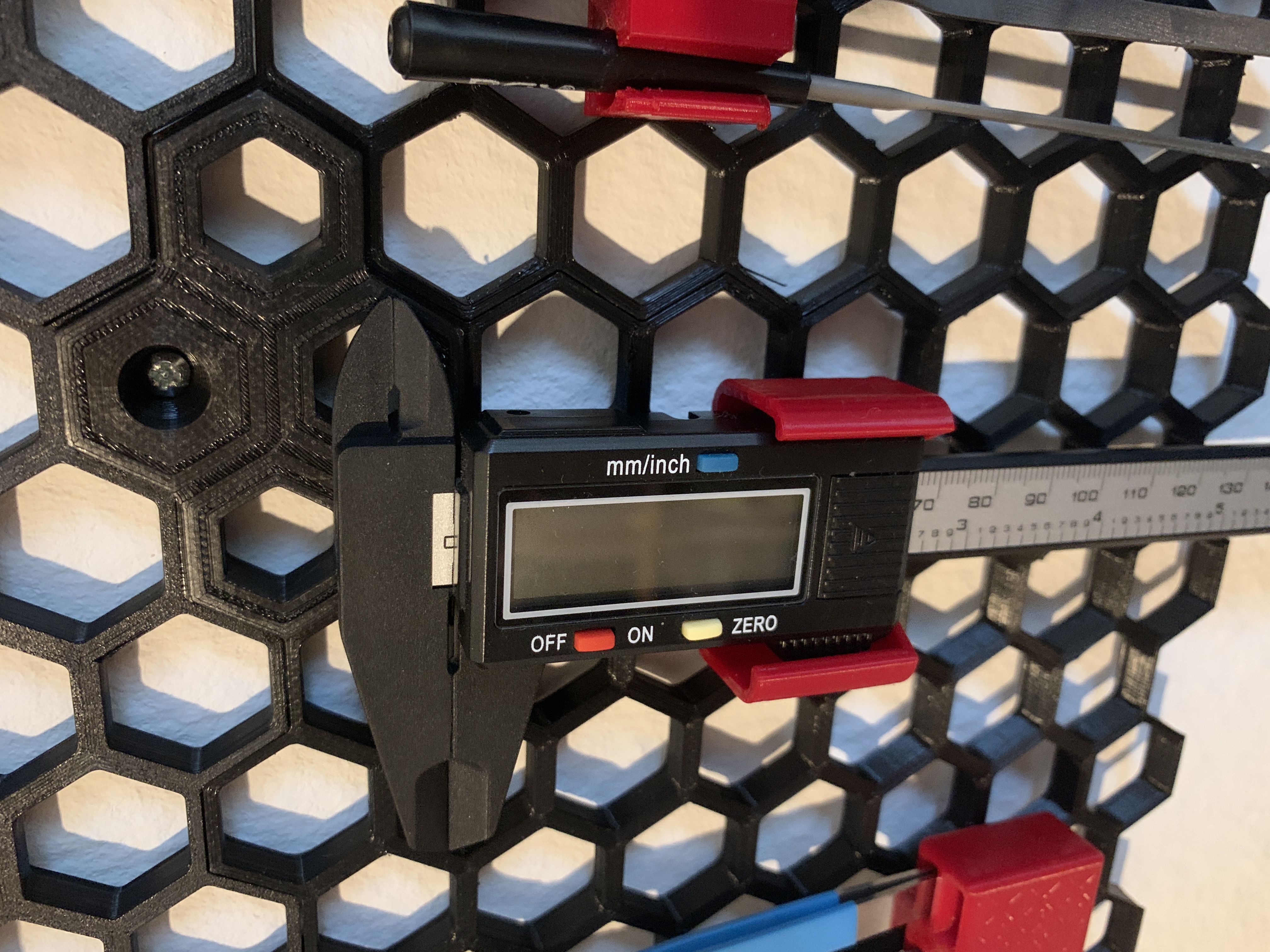 Hex Wall Caliper holder