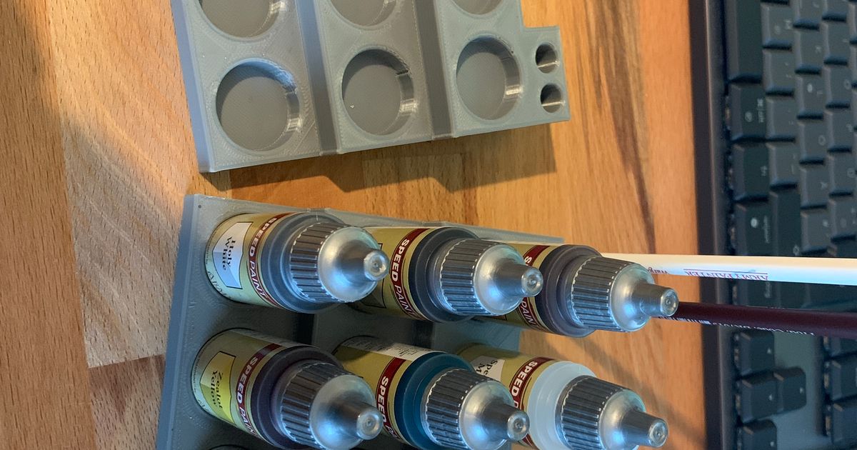 Paint holder by Asft Dns Download free STL model