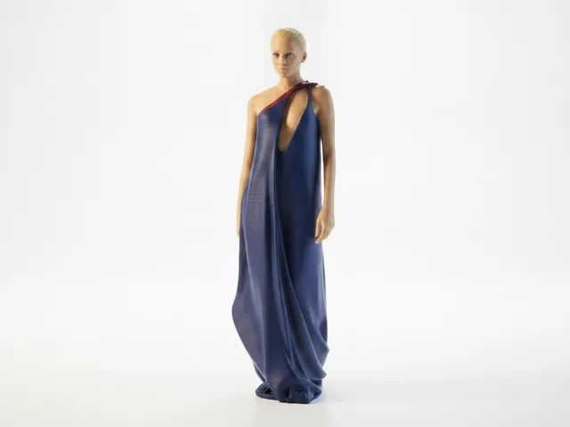 Stylish Lady Gown Figurine Female Figure 3D Printable