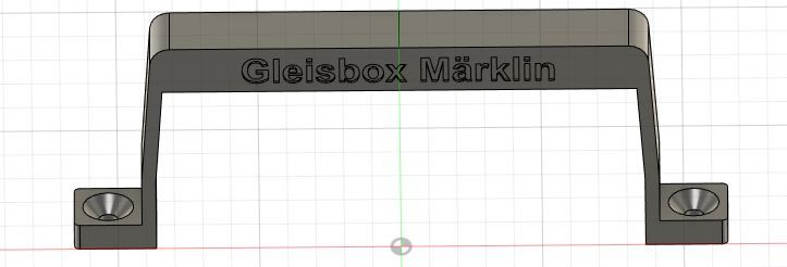 Gleisbox Halter Märklin 601132 60116 / Track box halter Märklin 601132 60116