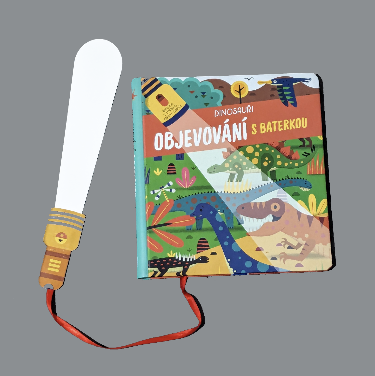 Dinosaurs spotlight discovery book - flashlight replacement
