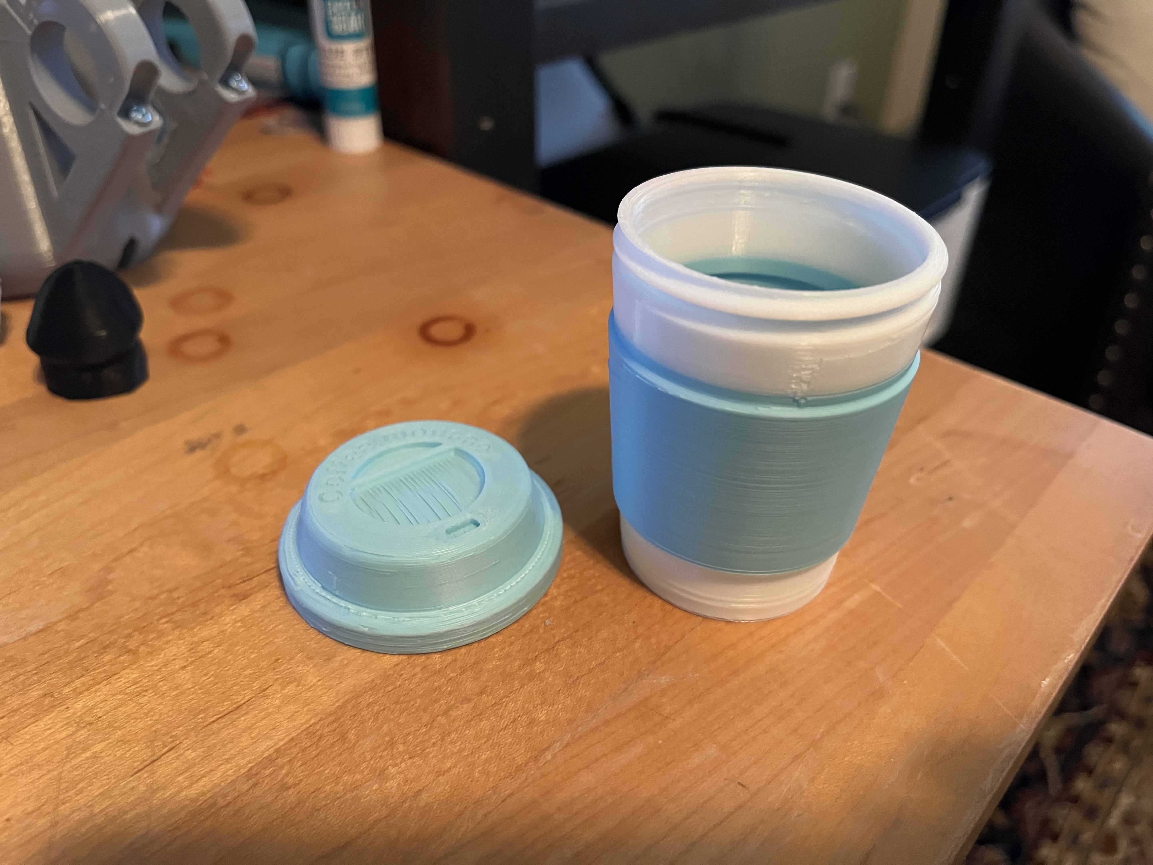 Small Coffee Cup with Lid