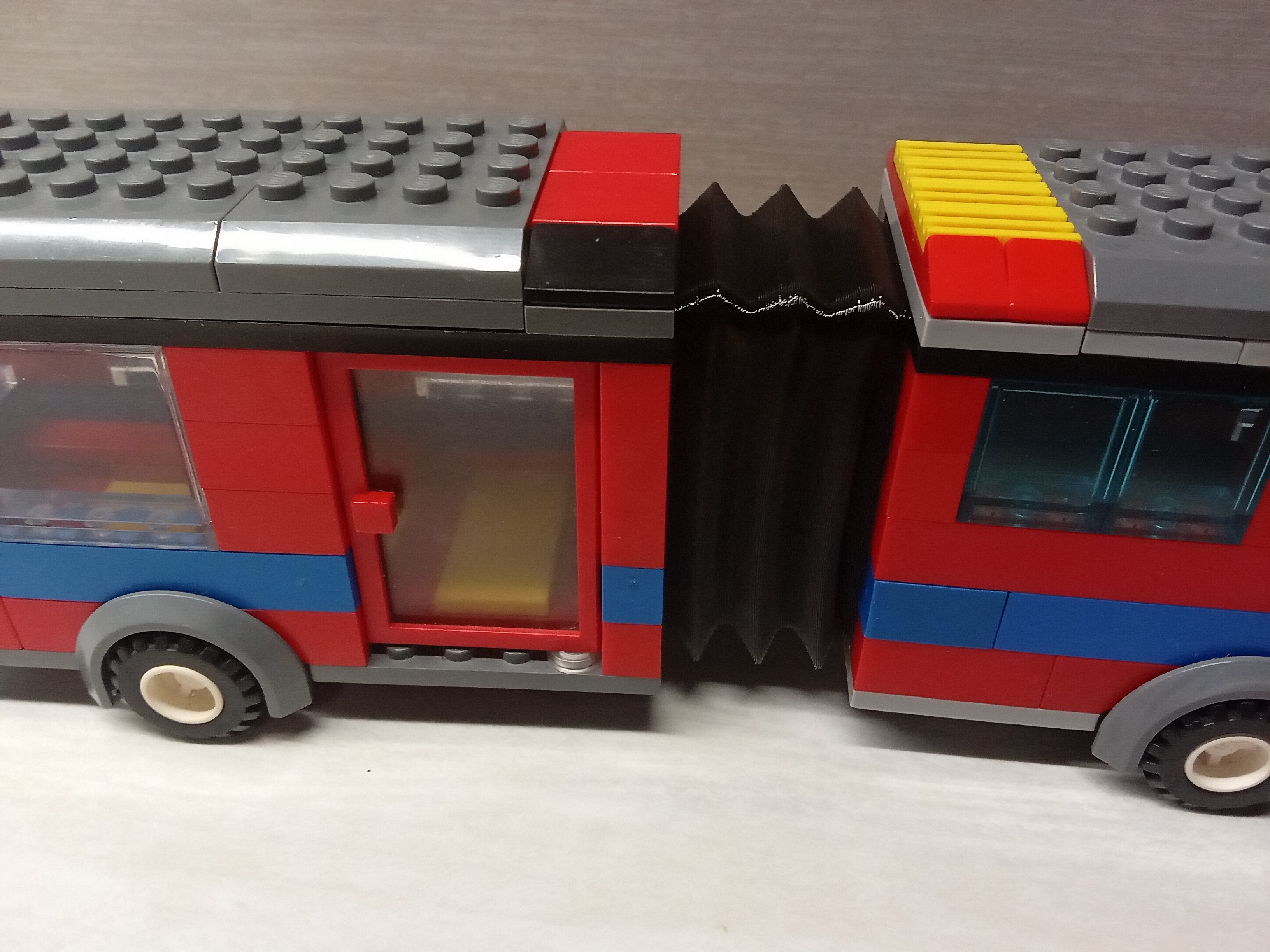 Lego Compatible Articulated Bus Or Tram Joint By Pali 