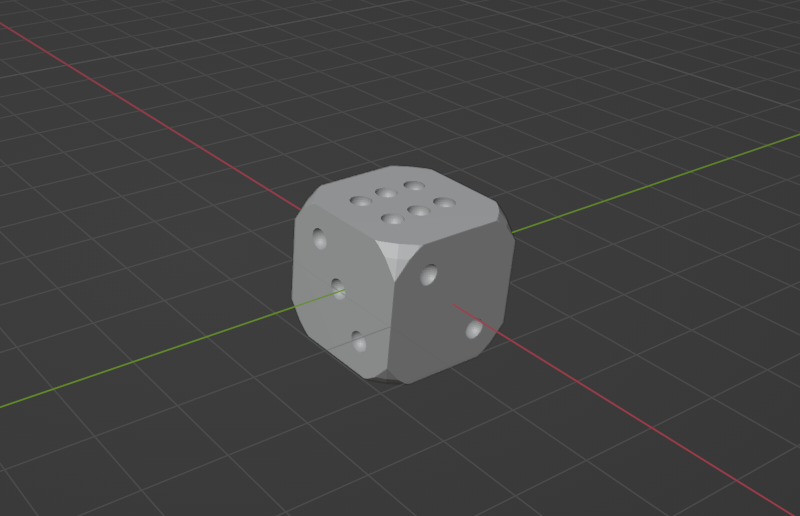 Basic dice (Hrací kostka)
