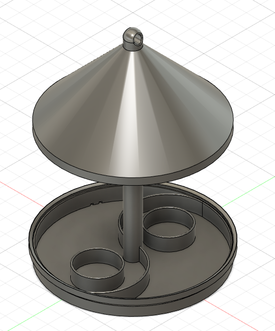 Miniatura 3 do modelo 3D Simple Bird Feeder