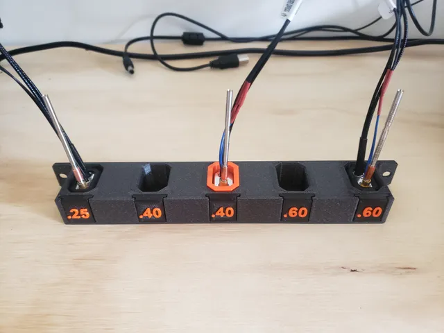 Nextruder hotend organizer