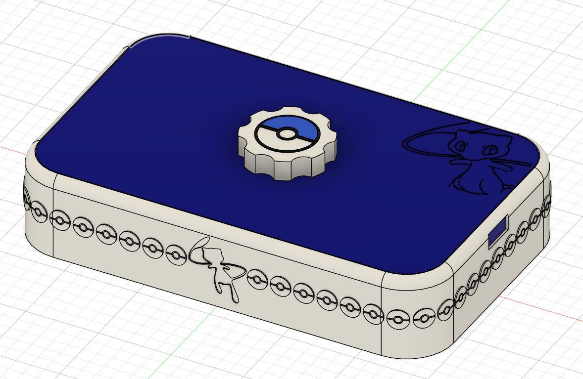 Mechanically Locking Gift Box for Pokemon Booster (3x) remixed from JamesThePrinter