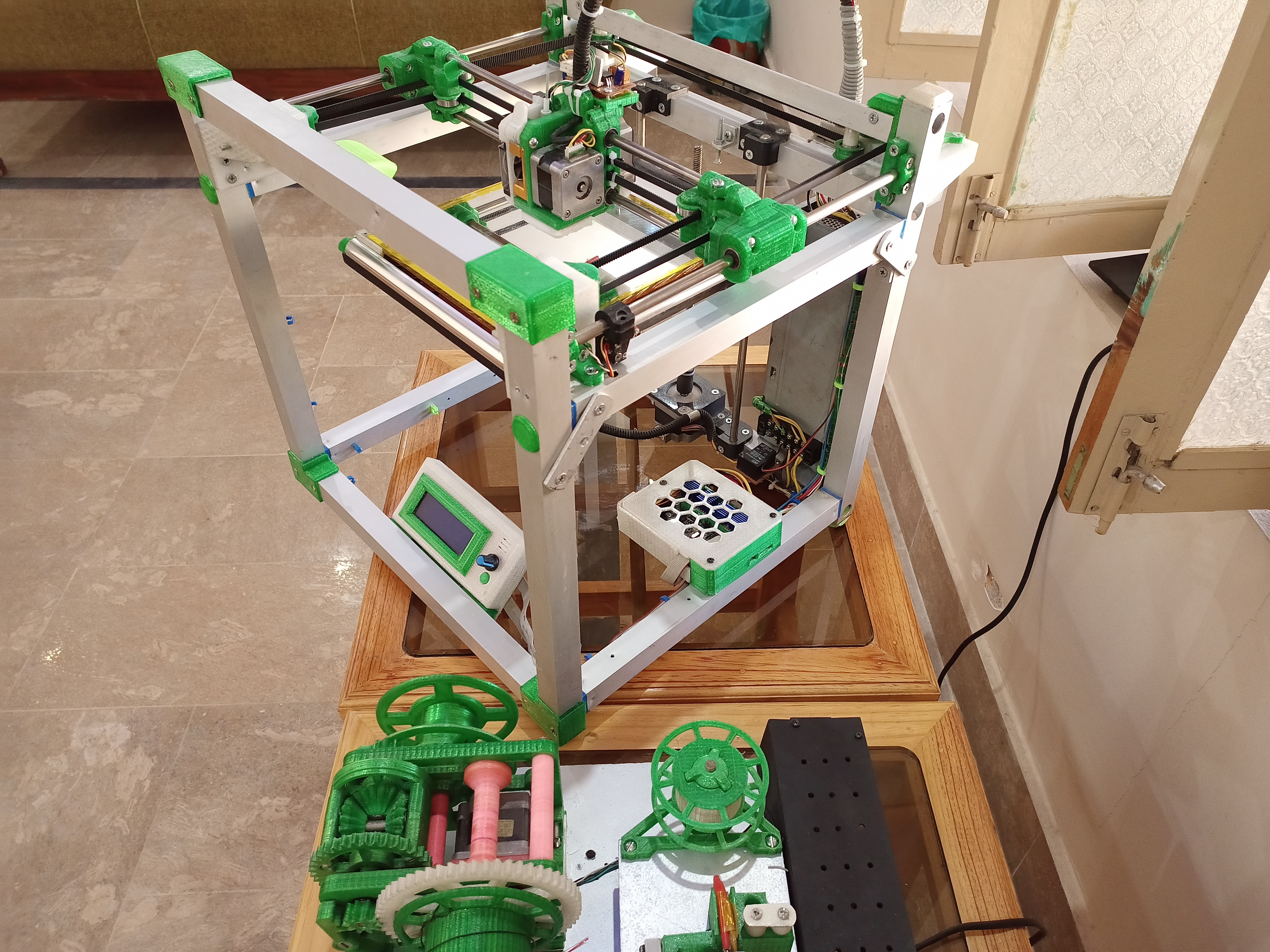 3D PRINTER PRINTED WITH RECYCLED FILAMENT