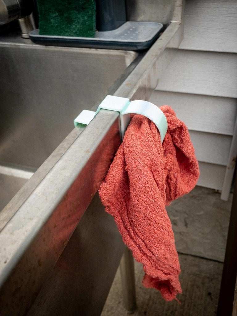 Sink Towel/Rag Hook for Utility Sink Trinity