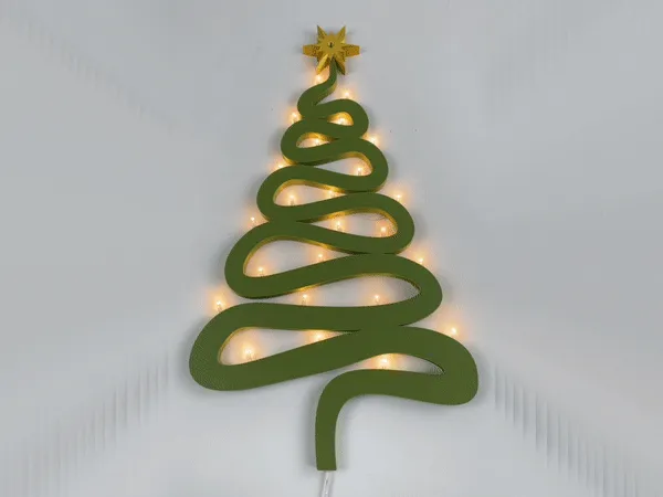 CHRISTMAS TREE - LED WALL DECORATION
